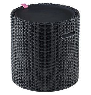 Стіл-бар Keter COOL STOOL, пластик, антрацит 7290106923843 фото