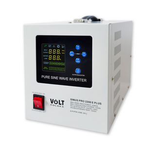 Гібридне ДБЖ/інвертор Volt Polska SINUS PRO 2200 E PLUS 12/230V 1200/2200W (3SPM22012M) 3SPM22012M фото