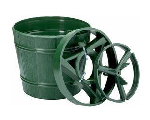 Підставка для ялинки Form-plastic PLANET 1, пластик, форма відро 11 л, темно-зелена 5907474317946 фото