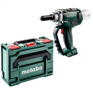 Акумуляторний заклепувальний пістолет Metabo NP 18 LTX BL 5.0, без акб і з/п, у кейсі MetaLoc 619002840 фото