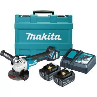 Акумуляторна кутова шліфувальна машина Makita DGA 511 RTE DGA511RTE фото