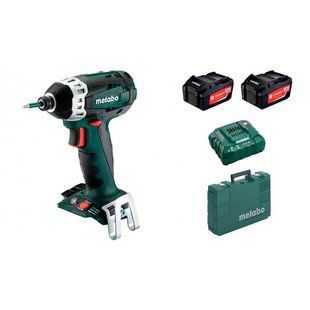 Акумуляторний ударний гайковерт Metabo SSD 18 LTX 200, 2 акб 18 В Li-Power 4.0 Ah, з/п, кейс 602196500 фото