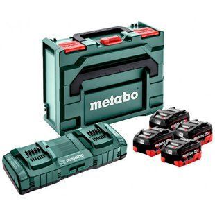 Базовий набір Metabo 4 акб LiHD 18 В 8 Ah, з/п ASC 145 Duo, MetaBOX 145 685135000 фото