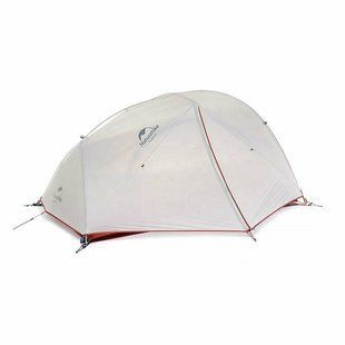 Намет надлегкий двомісний з футпринтом Naturehike Star-River 2 Updated NH17T012-T, 20D, сіро-червоний 6927595716489 фото