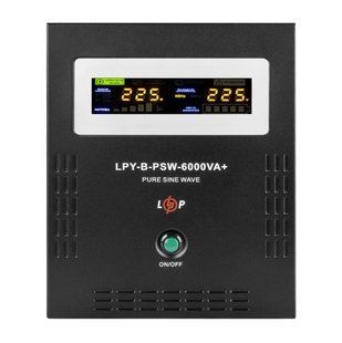 ДБЖ з правильною синусоїдою 48V LPY-B-PSW-6000VA+(4200Вт)10A/20A LP6615 фото