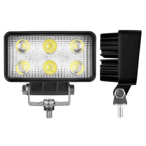 Фара світлодіодна Winso Pro EPISTAR white точковий 10-30V, 18W (6x3W), 1шт 780320 фото
