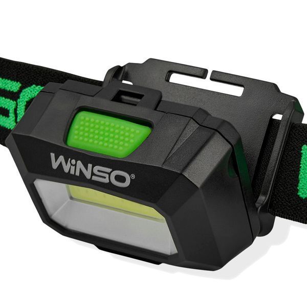 Ліхтар налобний Winso 100Lm, 3W COB, 3xAAA, білий/червоний 750100 фото