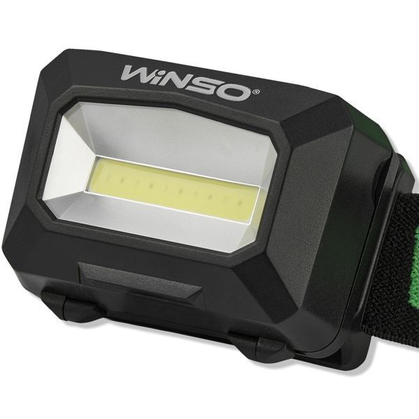 Ліхтар налобний Winso 100Lm, 3W COB, 3xAAA, білий/червоний 750100 фото
