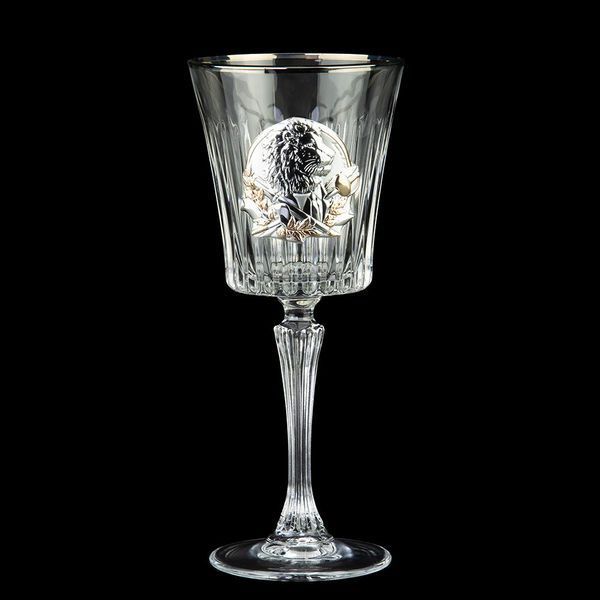 Набір для вина та води &ldquo;СЕНАТОР&rdquo; Boss Crystal, 6 келихів, платина, срібло, золото, кришталь B66SEN2PG фото
