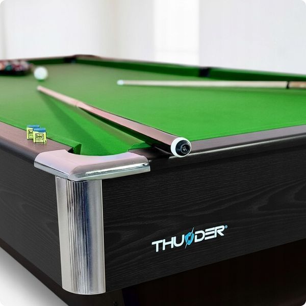 Більярдний стіл THUNDER BOLD-BLACK 8FT, 244 х 132 х 81 см BOLD-BLACK-8FT фото