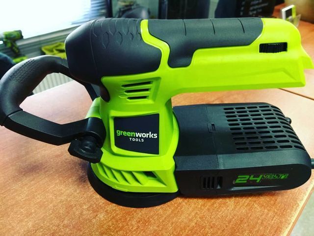 Шліфмашинка акумуляторна Greenworks G24ROS G24ROS фото