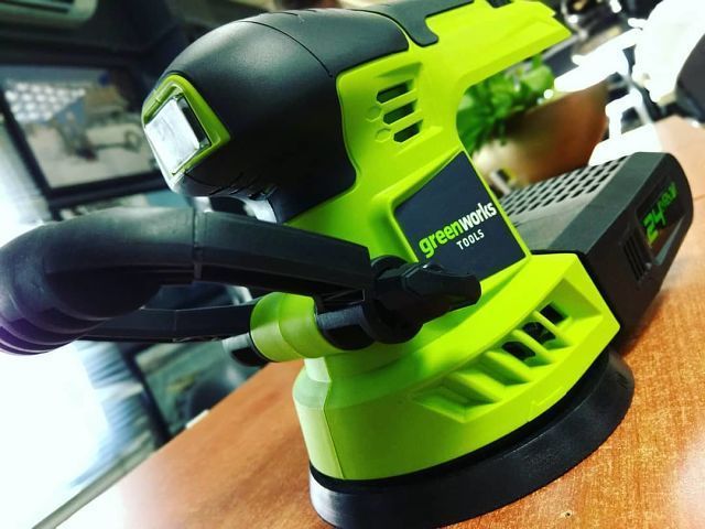 Шліфмашинка акумуляторна Greenworks G24ROS G24ROS фото