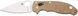 Ніж Spyderco Manix 2 CPM Cru-Wear Micarta Brown 87.16.65 фото 1