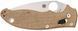 Ніж Spyderco Manix 2 CPM Cru-Wear Micarta Brown 87.16.65 фото 3