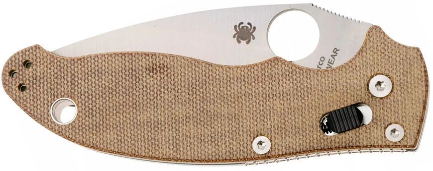 Ніж Spyderco Manix 2 CPM Cru-Wear Micarta Brown 87.16.65 фото