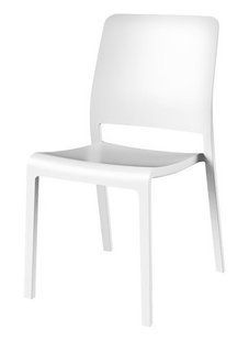 Стілець садовий пластиковий Keter Charlotte Deco Chair, білий 3076540146581 фото