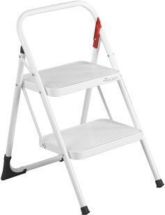 Драбина Rolser Taburete M/10 UNE 2 щаблі Blanco (MET003-1024) 931176 фото