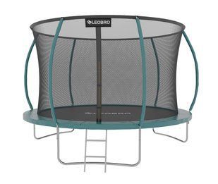 Батут із внутрішньою захисною сіткою 252 см LEOBRO Premium Pro 8FT GREEN LBPPRO-8FTGREEN фото