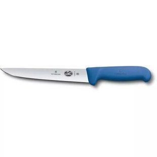 Кухонний ніж Victorinox Fibrox обробний 180 мм Синій (5.5502.18) 5.5502.18 фото