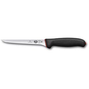 Обвалювальний ніж лезо 15 см Victorinox Dual Grip Boning Flexible із гнучким лезом та чорно-червоною рукояттю (5.6413.15D) 5.6413.15D фото