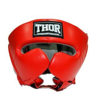 Шолом для боксу THOR 716 M / шкіра / червоний 716 (Leather) RED M фото