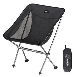 Стілець складаний Naturehike Stellaluna L04 CNK2450JJ015, розмір M, алюміній, чорний 6976023929939 фото