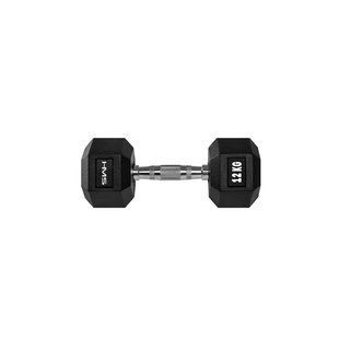 Гантель шестигранна HMS HEX PRO, 12 кг 5907695518085 фото
