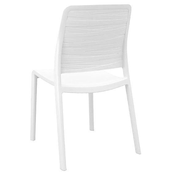 Стілець садовий пластиковий Keter Charlotte Deco Chair, білий 3076540146581 фото