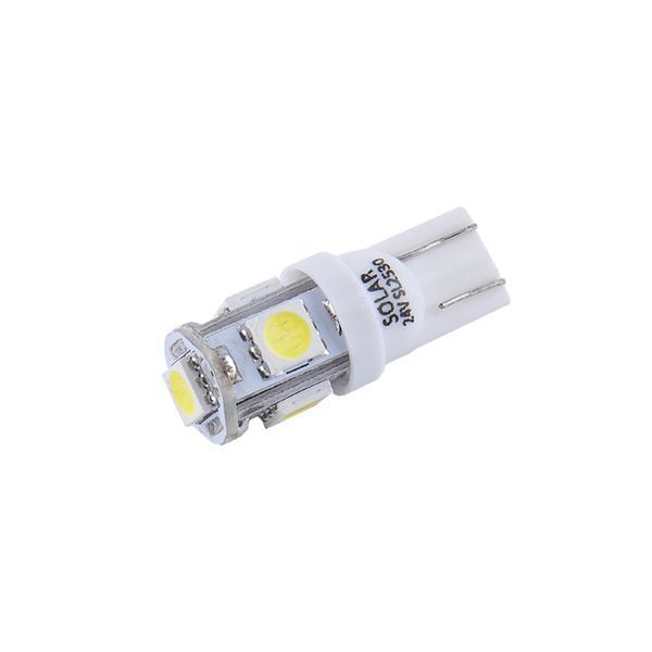 LED автолампа Solar 24V T10 W2.1x9.5d 5SMD white, 2шт SL2530 фото