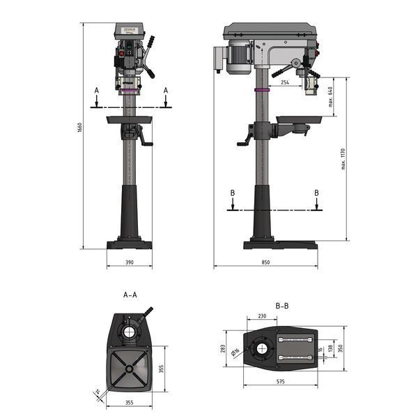 Свердлильний верстат Optimum OPTIdrill DQ 32 3191049 фото