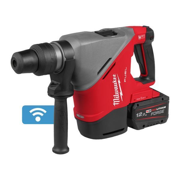 Перфоратор акумуляторний SDS-MAX MILWAUKEE, M18 FHACO540-122C (зарядний пристрій M12-18 FC, 2 акумулятори FB12 12Аг, кейс) 4933493138 фото