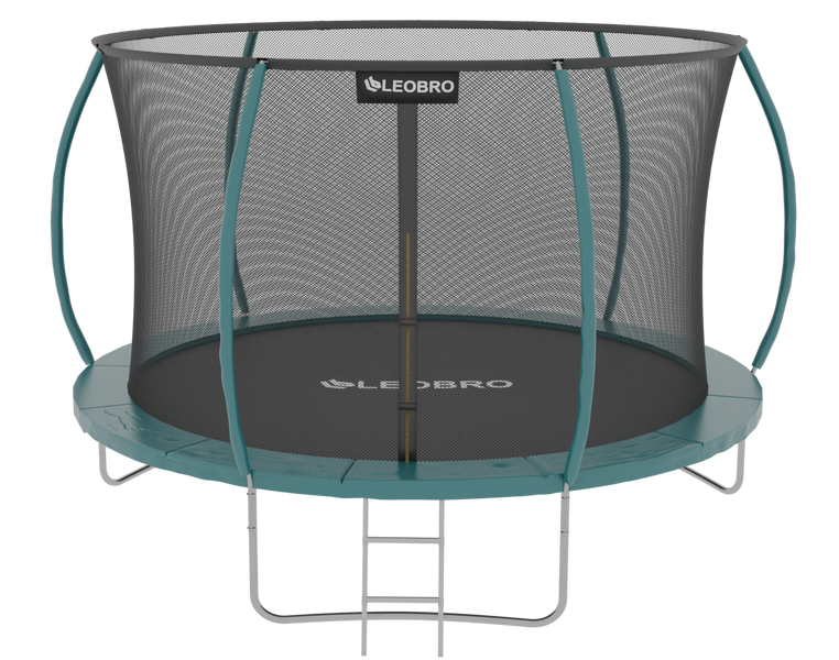 Батут із внутрішньою захисною сіткою 252 см LEOBRO Premium Pro 8FT GREEN LBPPRO-8FTGREEN фото