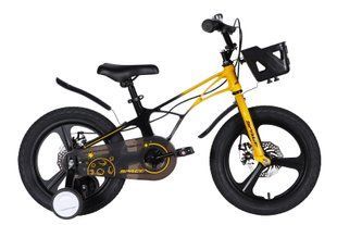 Велосипед уцінений MG 16 SPACE KID ANDROMEDA DD рама-9 жовто-чорний 2026 STK-SK-16-009 фото