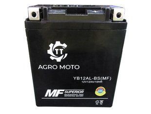 Акумулятор YB12AL-BS(MF) 12АH 134*78*156 мм - OUTDO AKK-045 фото