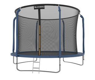 Батут із внутрішньою захисною сіткою 252 см LEOBRO Premium 8FT BLUE LBP-8FTBLUE фото