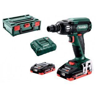 Акумуляторний ударний гайковерт Metabo SSW 18 LTX 400 BL, 2 акб 18 В LiHD 4.0 Ah, з/п, кейс 602205800 фото