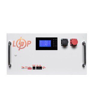 Акумулятор LP LiFePO4 51,2V - 280 Ah (14336Wh) (BMS SP 200A/100А) RM RS485/CAN LCD WH LP38155 фото
