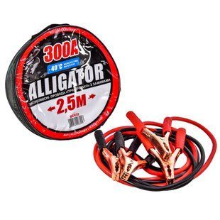 Провода-прикурювачі Alligator 300А, 2,5м BC632 BC632 фото