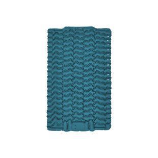 Матрац подвійний Naturehike CNK2550WS019, 65 мм, із вбудованою помпою, синій 6977465869623 фото