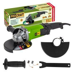 Кутошліфувальна машина Procraft PW2200ES 180 мм 002200 фото
