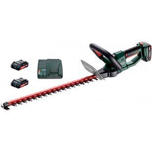 Кущоріз акумуляторний Metabo HS 18 LTX 55, 2 акб 18 В Li-Power 2.0 Ah, з/п 601718500 фото