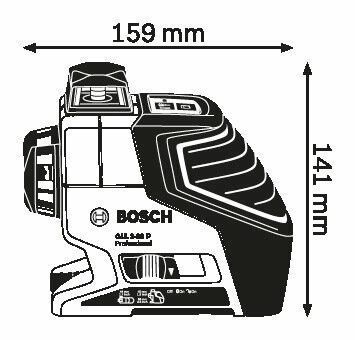 Лазерний нівелір Bosch GLL 3-80 (AA) + кейс (0601063S00) 0601063S00 фото