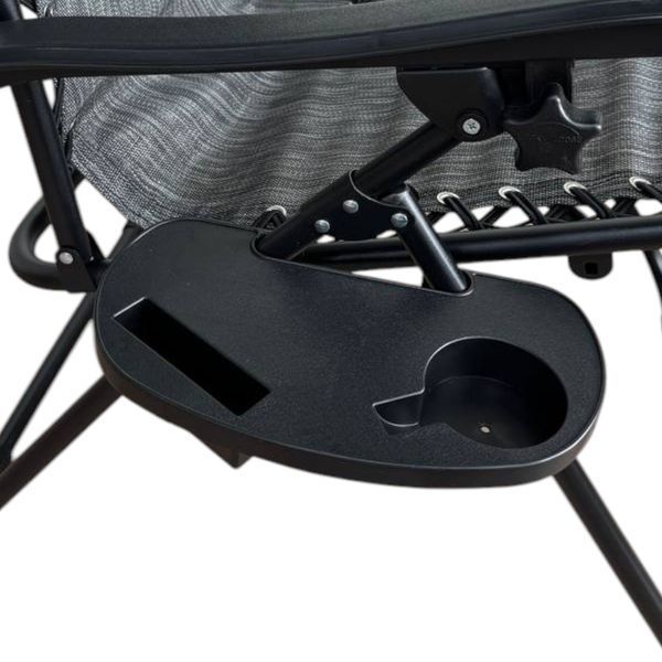 Раскладное кресло шезлонг LEOBRO Zero Gravity Grey (LB-ZGC-A1-GRY) LB-ZGC-A1-GRY фото
