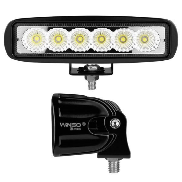 Фара світлодіодна Winso Pro Epistar розсіяний 10-30V, 18W (6x3W), 1шт 780210 фото