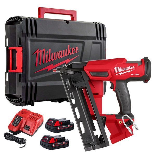 Пістолет цвяхозабивний акумуляторний безщітковий M18 FN16GA-202X MILWAUKEE 4933478092 фото