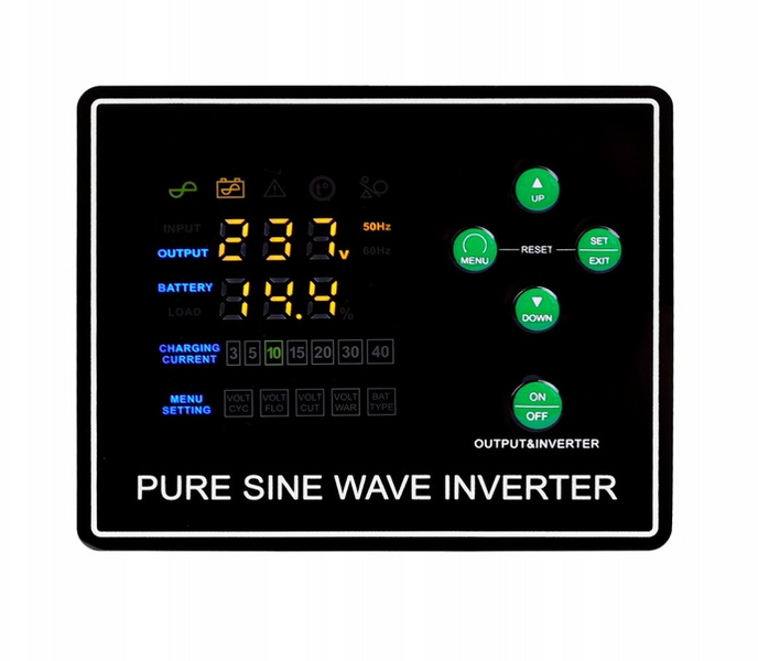 Комплект Volt Polska SINUS PRO 1200 E PLUS 12/230V 800/1200W + Акумулятор GEL 12V 110 Ah 1200EP110GEL фото
