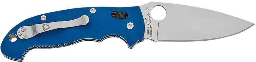 Ніж Spyderco Manix 2 XL CPM SPY27 G-10 Cobalt Blue 87.16.86 фото