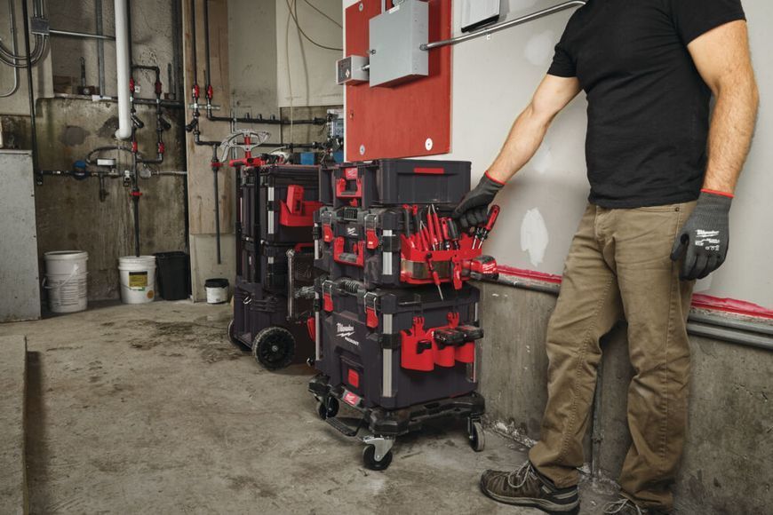 Тримачі бічні для кейсів PACKOUT&trade; MILWAUKEE (2шт) для рівней 4932498649 фото