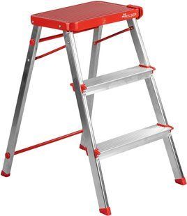 Драбина Rolser Taburete M/3 3 щаблі Rojo (MET3001-1009) 931178 фото