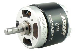 Мотор Dualsky ECO 3520C KV510 1150W для літаків 2722618153913 фото